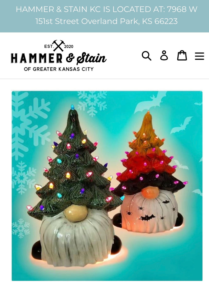 Christmas Trees & Gnomes – Hammer & Stain KC