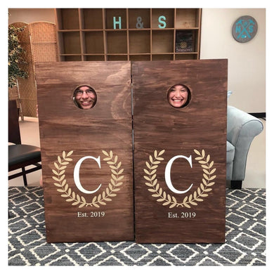 Customized Cornhole 'Hammer at Home' Take Home Kits - Hammer & Stain KC